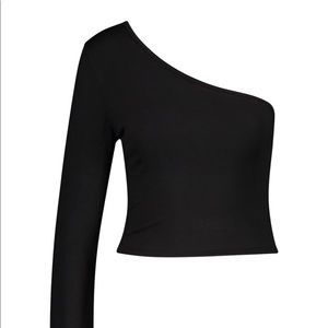 On Shoulder Crop Top